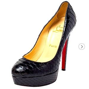 Christian Louboutin Python Pumps size 38.5